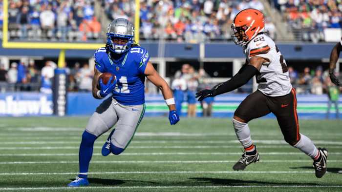 Seattle's Jaxon Smith-Njigba has found form in the last two games.